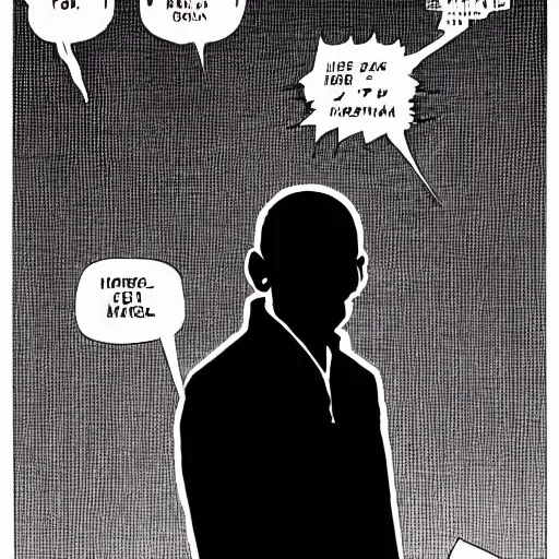 Image similar to Barack Obama looking sinister, by Tsutomu Nihei, highly detailed