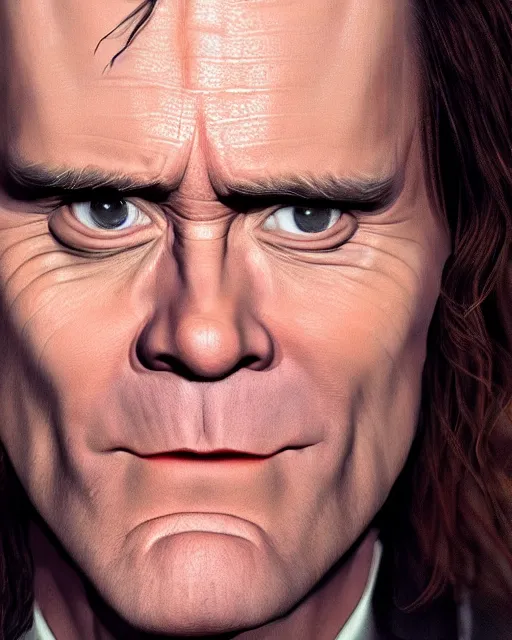 Prompt: jim carrey in kidding, hyper realism, cinematic, volumetric lighting, dramatic ambient lighting, epic composition, high detail, octane render, unreal engine, 8 k, professional photo, photorealistic, intricate complexity, extremely detailed,