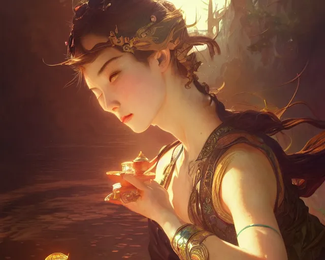 Prompt: photography of hiroshi yoshida, deep focus, d & d, fantasy, intricate, elegant, highly detailed, digital painting, artstation, concept art, matte, sharp focus, illustration, hearthstone, art by artgerm and greg rutkowski and alphonse mucha