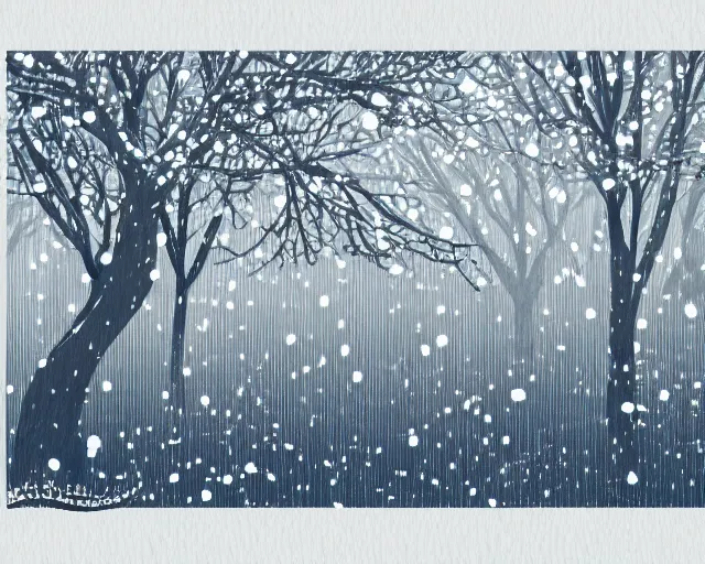 Image similar to winter illustration style