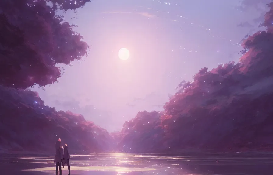 Image similar to makoto shinkai concept art of the nodule dimension, key visual, ambient lighting, highly detailed, digital painting, artstation, concept art, sharp focus, by makoto shinkai and akihiko yoshida and hidari and wlop and greg rutkowski