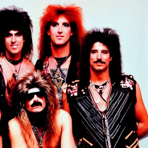 Image similar to 1 9 8 0 s hair metal band