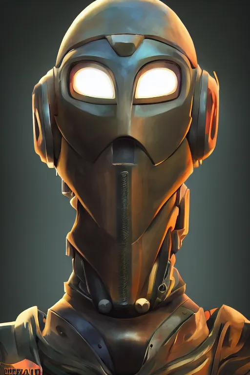 Prompt: epic mask helmet robot ninja portrait stylized as fornite style game design fanart by concept artist gervasio canda, behance hd by jesper ejsing, by rhads, makoto shinkai and lois van baarle, ilya kuvshinov, rossdraws global illumination radiating a glowing aura global illumination ray tracing hdr render in unreal engine 5