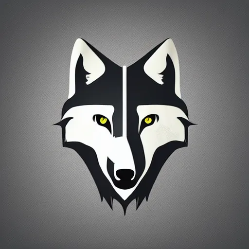 Image similar to design logo concept of a wolf. vector, photoshop