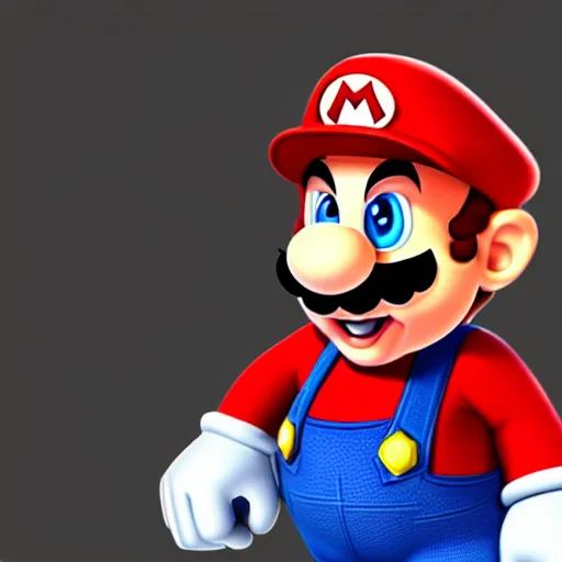 Prompt: super mario, except he's a real life person, photorealistic digital art, 8k