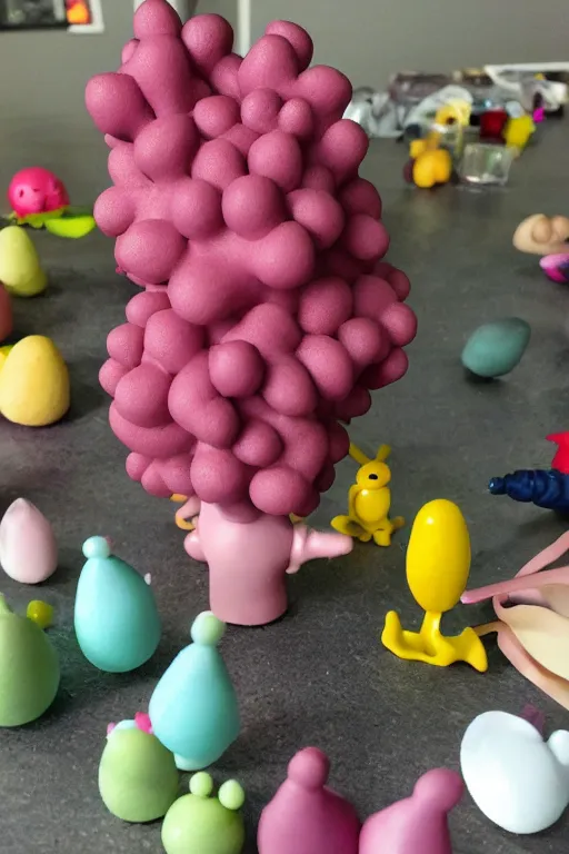 Image similar to plumbus, claymation