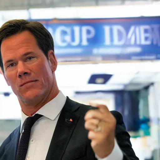 Image similar to mark rutte