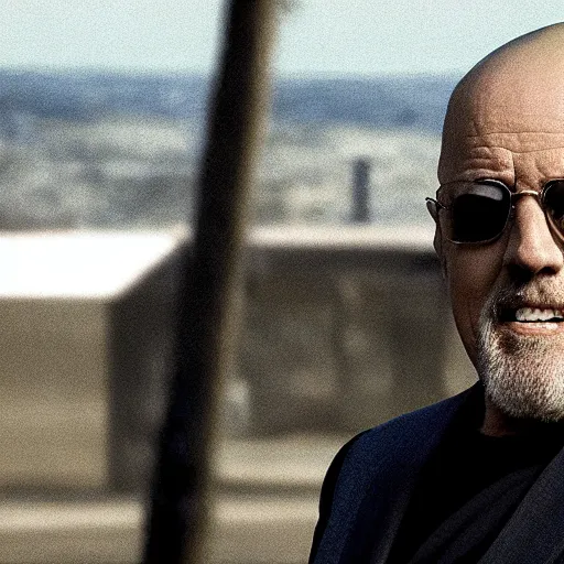 Image similar to billy joel playing walter white in breaking bad