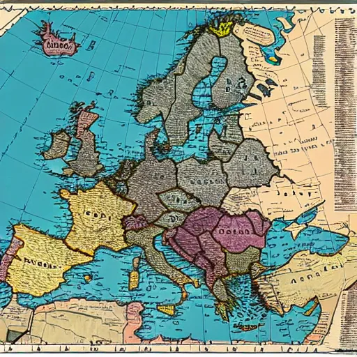 Image similar to map of world war 1 europe