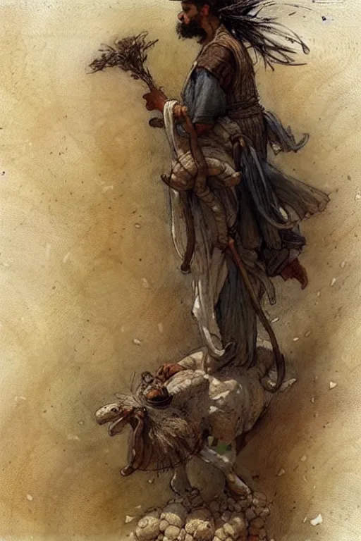 Prompt: (((((ancient israel . muted colors.))))) by Jean-Baptiste Monge !!!!!!!!!!!!!!!!!!!!!!!!!!!