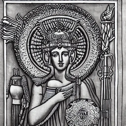 Image similar to the goddess athena