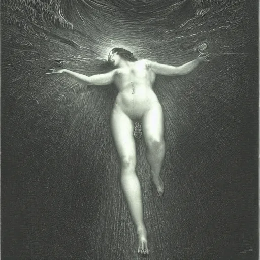 Image similar to astral projection by gustave dore