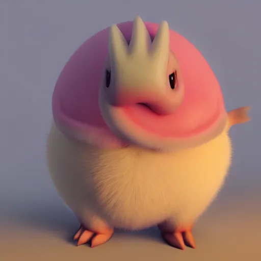 Image similar to photography of a realistic chansey animal, ultra detailed, 8 k, cinematic lighting, natural background, trending on artstation, pokemon