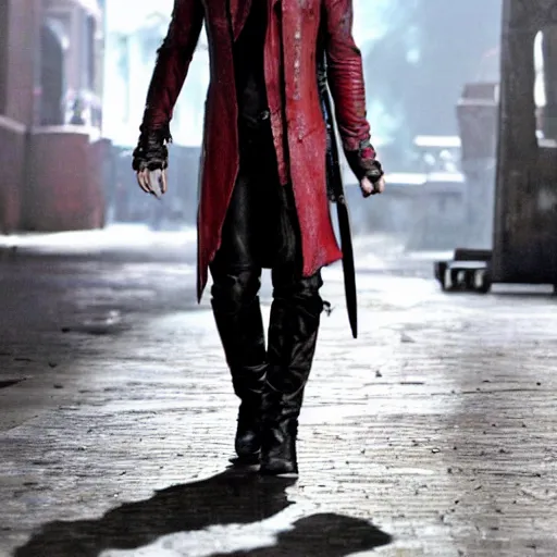 Prompt: Alexander Skarsgard as a character in Devil May Cry