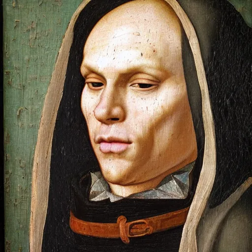 Image similar to A 15th century medieval renaissance oil painting of Jerma985, portrait of Jerma985, grainy, realistic, very realistic, hyperrealistic, highly detailed, very detailed, extremely detailed, very neat, very epic, very cool, detailed, trending on artstation