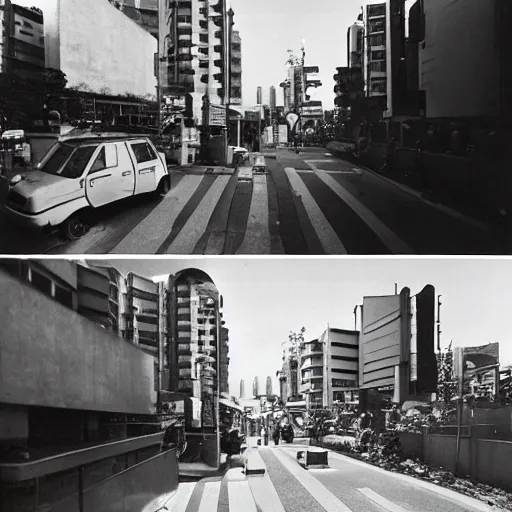 Prompt: a photograph of modern Tokyo transformed into an ancient Greek metropolis