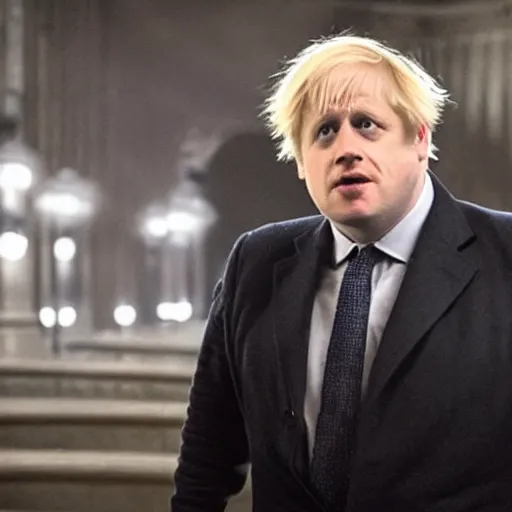 Prompt: movie scene boris johnson in kgb uniform, photorealistic, highly detailed 8 k