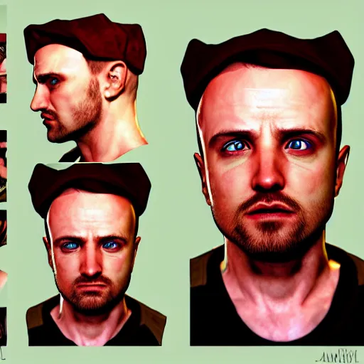 Prompt: Jesse Pinkman, perfect eyes, head and shoulders shot, butcher, portrait, fantasy, beautiful face, medieval, vivid colors, elegant, concept art, sharp focus, digital art, Hyper-realistic, 4K, Unreal Engine, Highly Detailed, HD, Dramatic Lighting by Brom, trending on Artstation