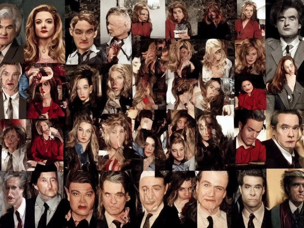 Image similar to twin peaks tv series characters