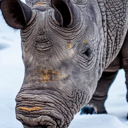 Image similar to wooly ice age rhino nature photography