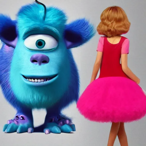 Prompt: sully from monsters inc