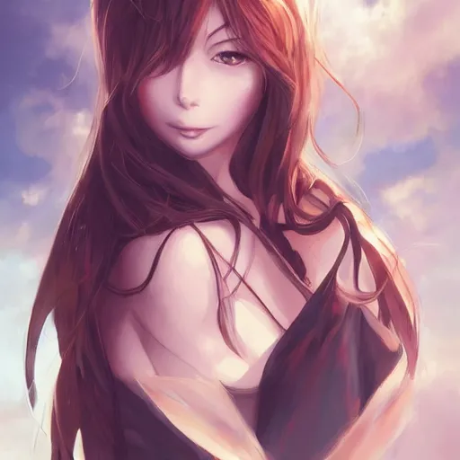 Image similar to anime portrait of kristin kreuk by Stanley Artgerm Lau, WLOP, Rossdraws, James Jean, Andrei Riabovitchev, Marc Simonetti, and Sakimichan, trending on artstation