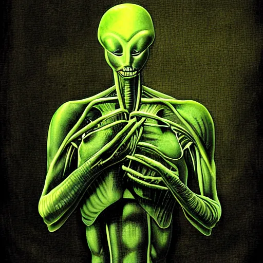 Image similar to alien anatomy by frank netter