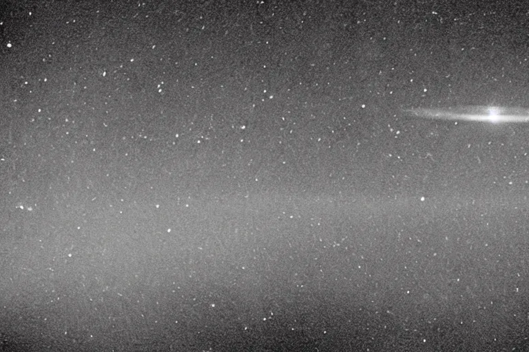 Prompt: a photo taken from a rover on the surface of a meteoroid careening through the cosmos, black and white, spielberg, 3 5 mm film, cinematic 4 k