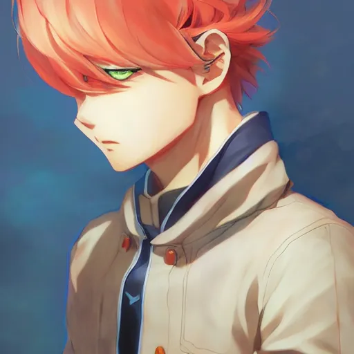 Image similar to anime portrait of fushi as an anime boy by Stanley Artgerm Lau, WLOP, Rossdraws, James Jean, Andrei Riabovitchev, Marc Simonetti, and Sakimichan, trending on artstation