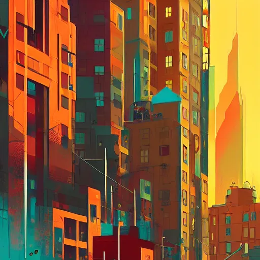 Image similar to city life by petros afshar, trending on artstation