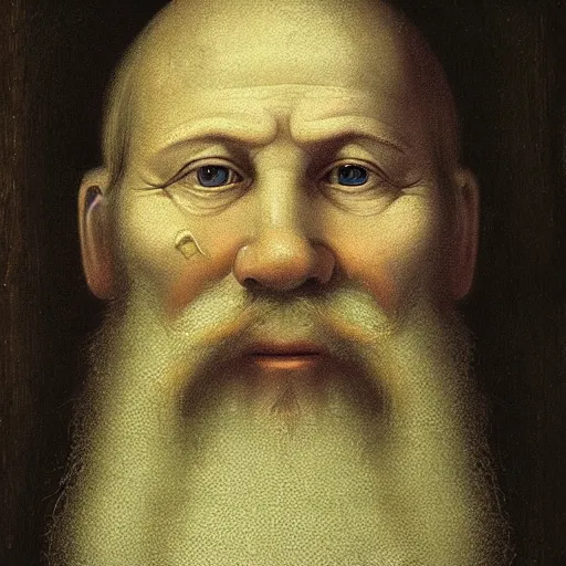 Prompt: Renaissance painting portrait of a gnome