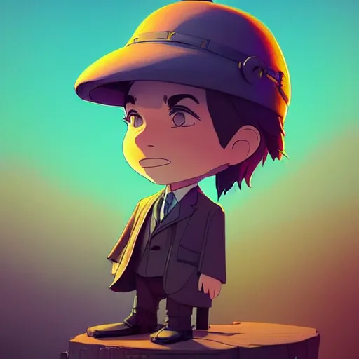 Image similar to chibi saul goodman :: studio ghibli, beeple and James Gilleard and Justin Gerard :: ornate, dynamic, particulate, rich colors, intricate, elegant, highly detailed, centered, artstation, smooth, sharp focus, octane render, 3d