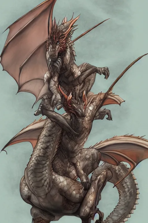 Image similar to how to ride dragon, realistic, sketch and art by jacqueline e, mongezi ncaphayi, color by bo feng lin