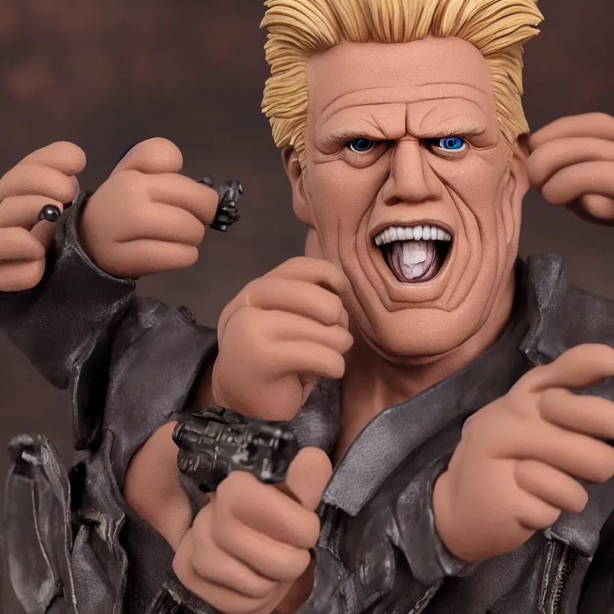 Image similar to gary busey hot toys action figure promo shots 4 k photography