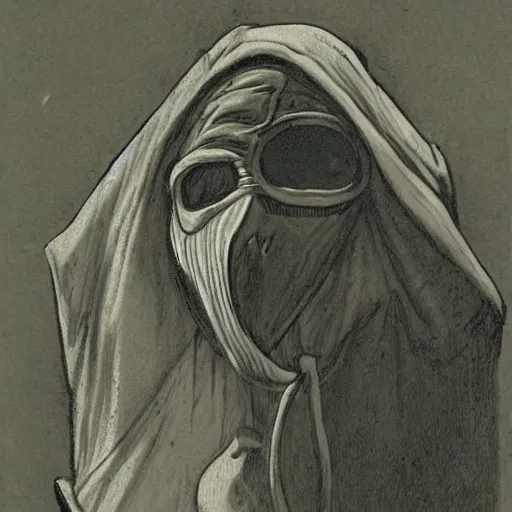 Image similar to plague doctor by joseph clement coll