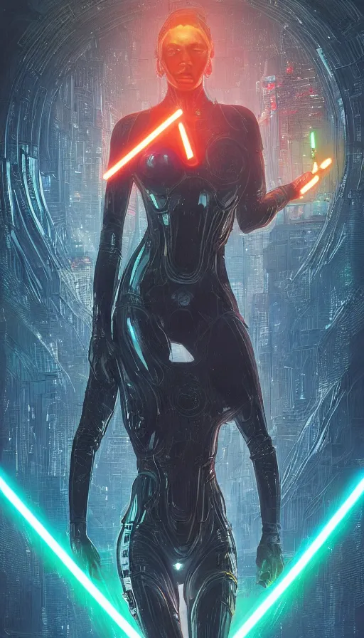 Image similar to eve, altered carbon, neon, fibonacci, sweat drops, insane intricate, star wars, highly detailed, digital painting, artstation, concept art, smooth, sharp focus, illustration, unreal engine 5, 8 k, art by artgerm and greg rutkowski and alphonse mucha