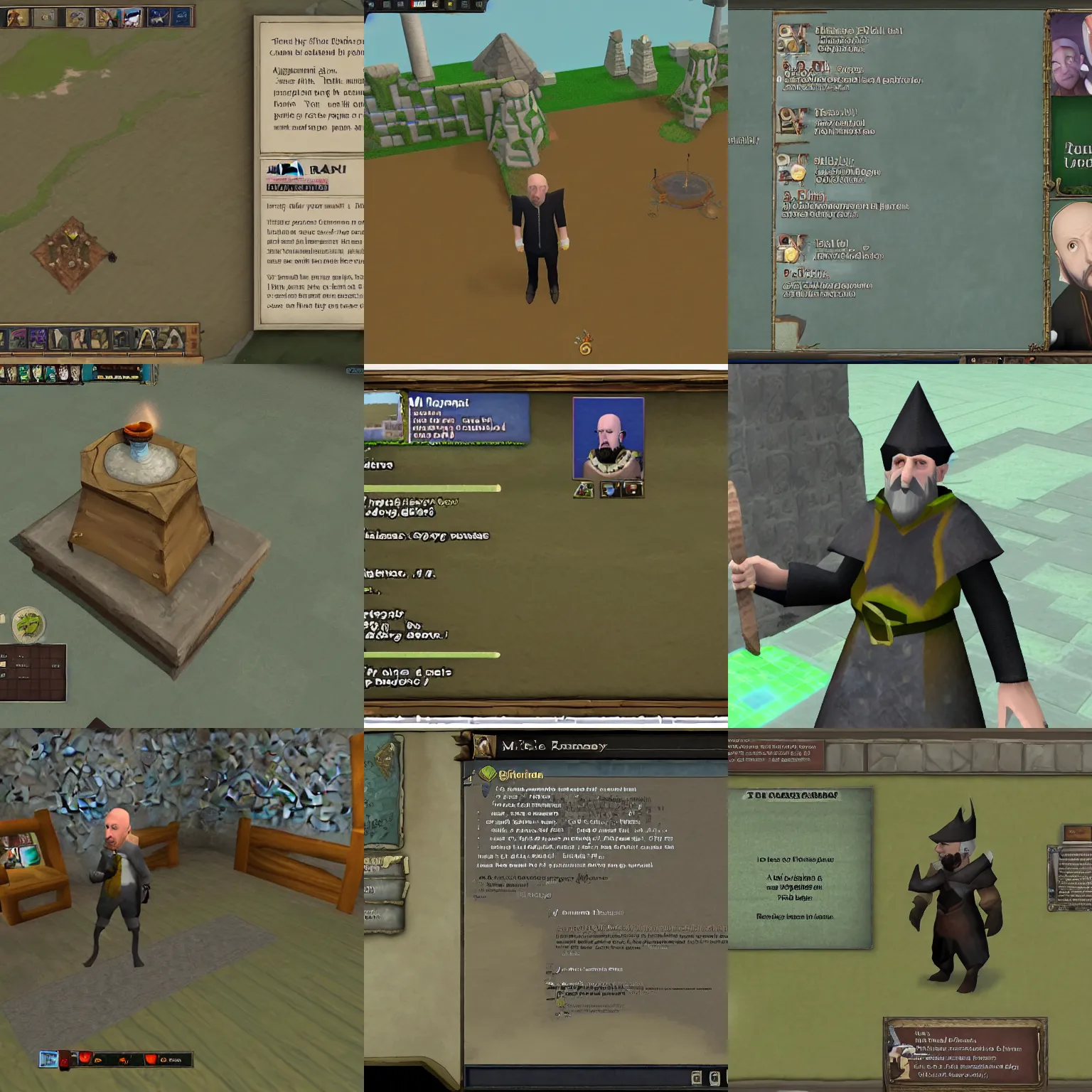 Prompt: mike ehrmantraut in runescape