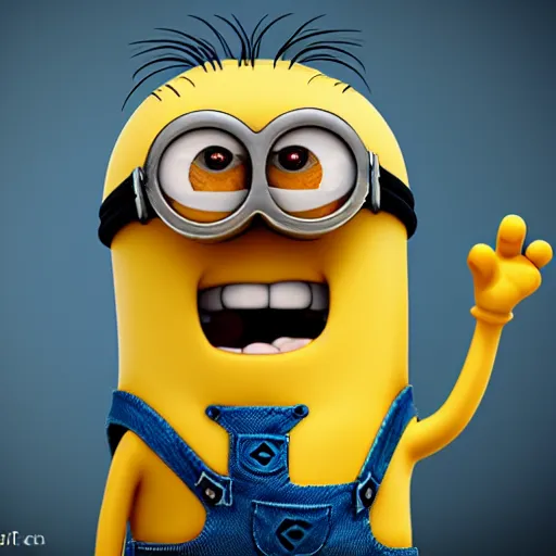 hyper realistic photo of a minion from despicable me | Stable Diffusion |  OpenArt