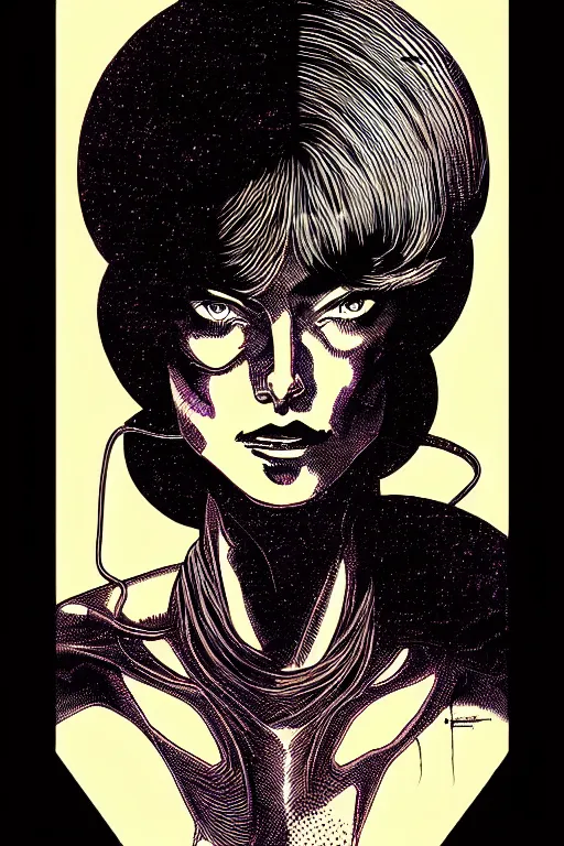 Image similar to portrait of a woman by Philippe Caza