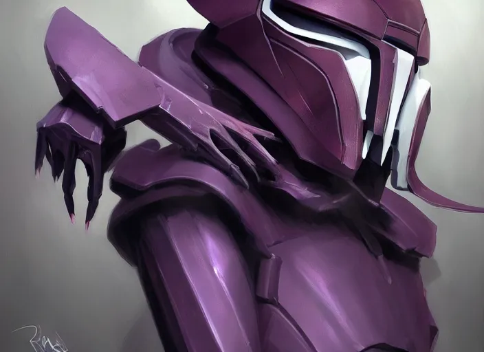 Image similar to General Grievous wearing a dark purple suit, elegant, digital painting, concept art, smooth, sharp focus, illustration, from StarCraft by Ruan Jia and Mandy Jurgens and Artgerm and William-Adolphe Bouguerea