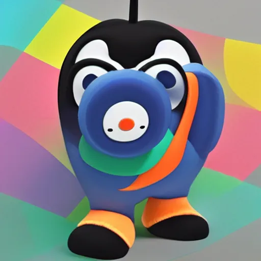 Image similar to globi in the style of pingu