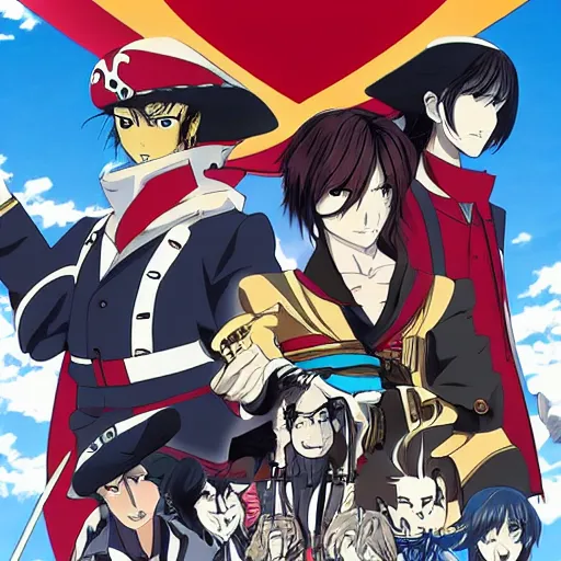 Image similar to anime about modern pirates