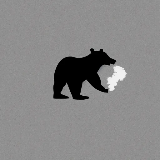 Image similar to A bear in a suit smoking a cigar while drifting in a Lamborghini, digital art