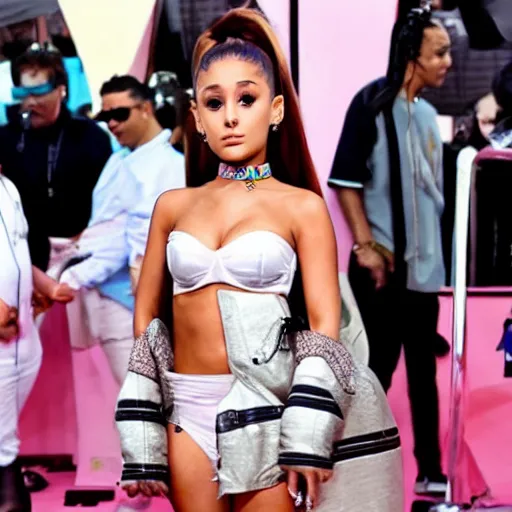 Image similar to ariana grande having drip