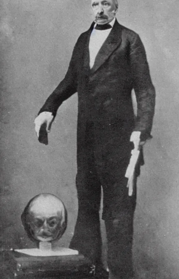 Image similar to president alien, historical photo, 1 8 8 4