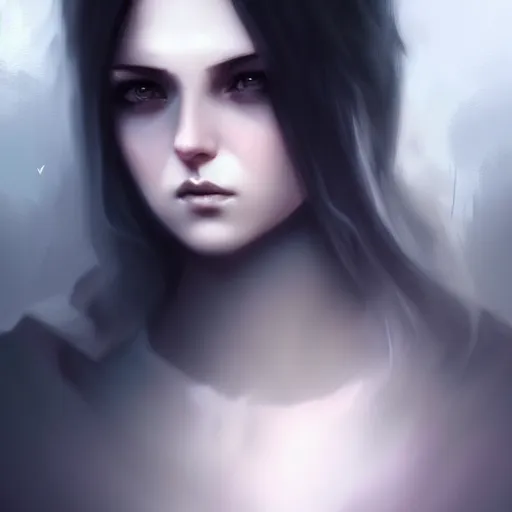 Prompt: depression in real life, digital art, art by charlie bowater, dark theme, smooth light, high details