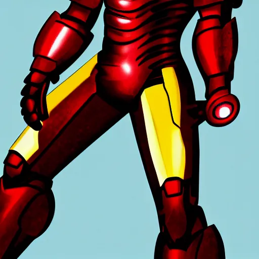 Image similar to iron man, illustration