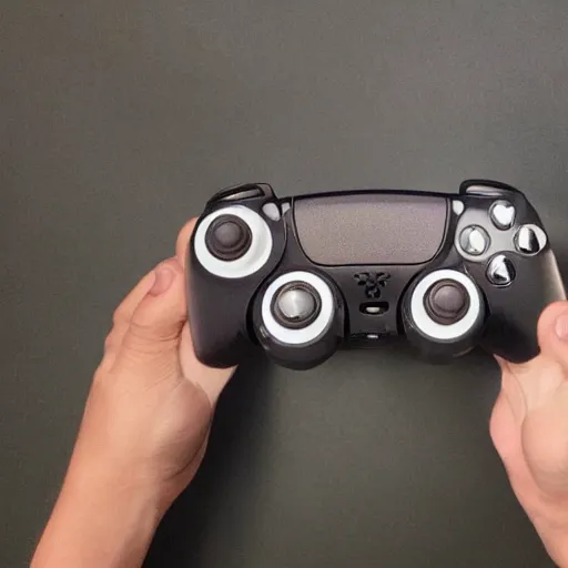 Image similar to PS5 controller mixed with Xbox controller