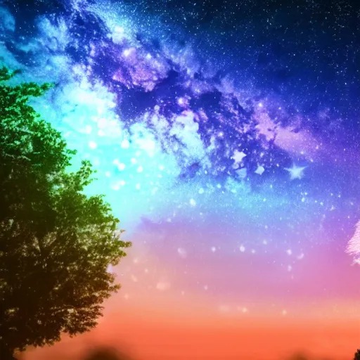 Prompt: a beautiful dreamy night sky, 4 k, fantasy, modern, beautiful, stars