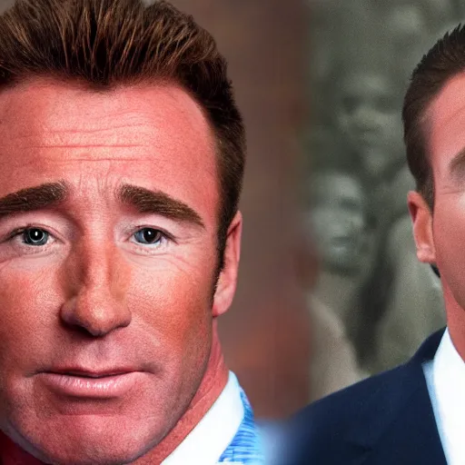 Prompt: Billy Herrington as president of the United States of America